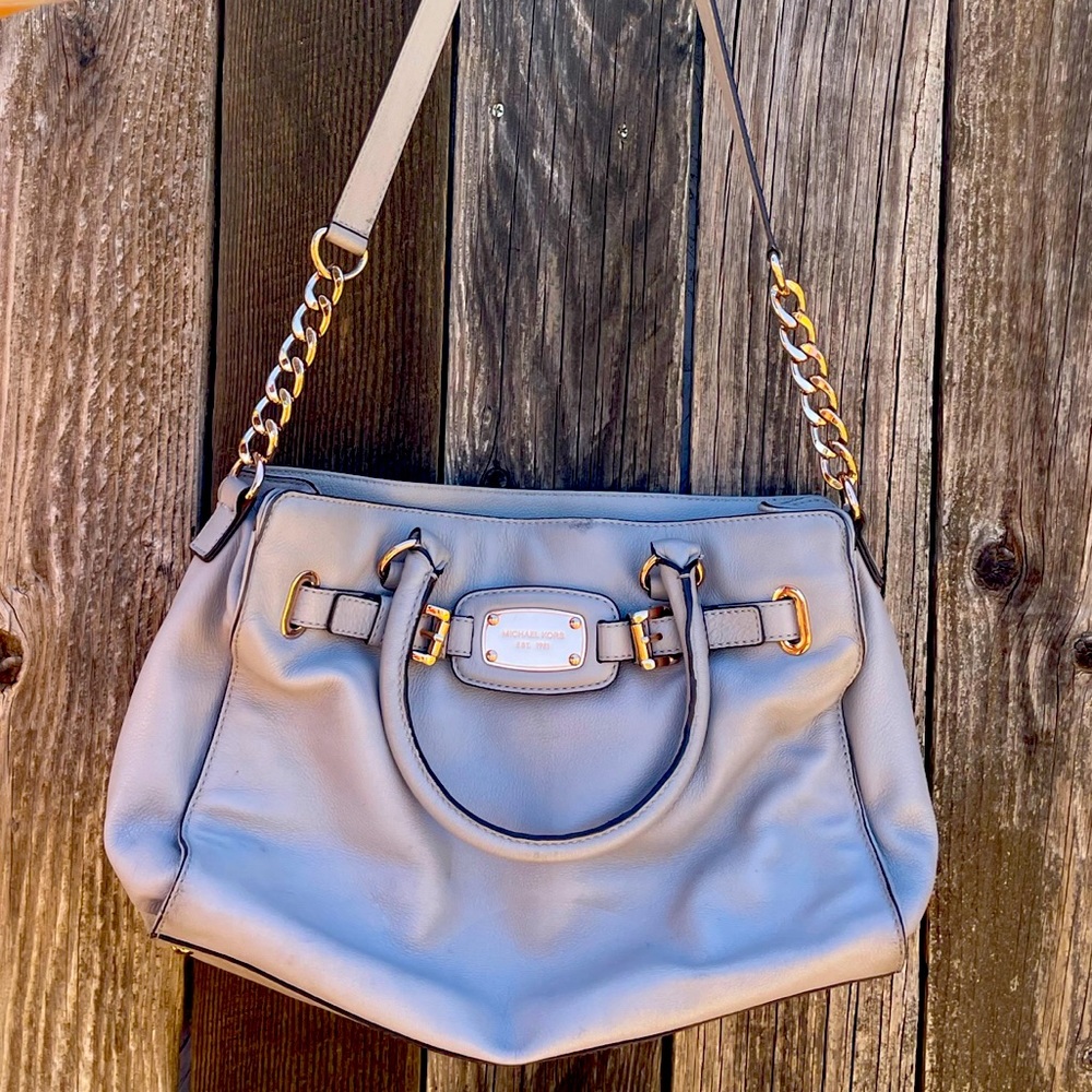 Grey Michael Kors Purse - Picture 2 of 5
